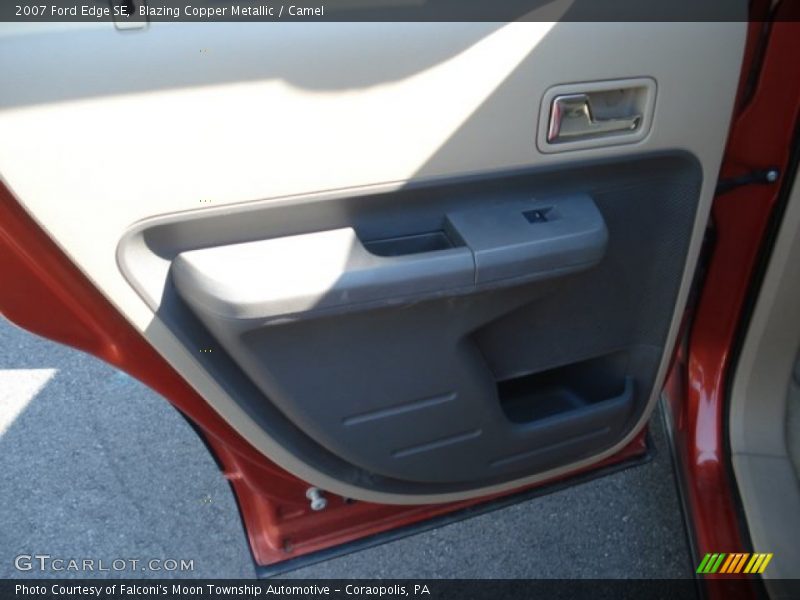 Blazing Copper Metallic / Camel 2007 Ford Edge SE