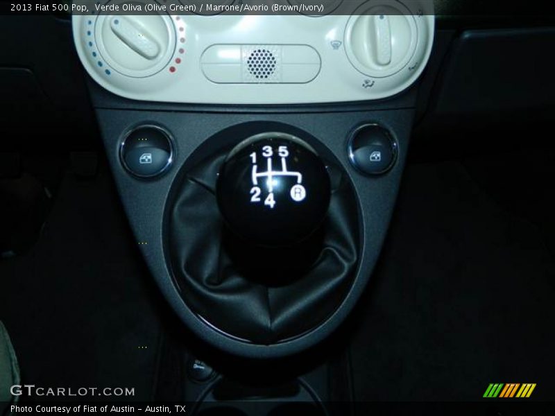  2013 500 Pop 5 Speed Manual Shifter