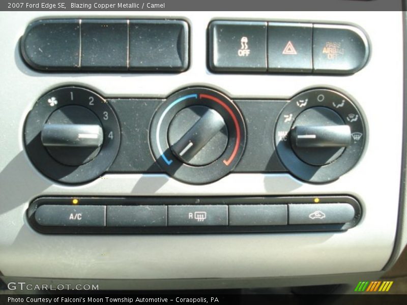 Blazing Copper Metallic / Camel 2007 Ford Edge SE