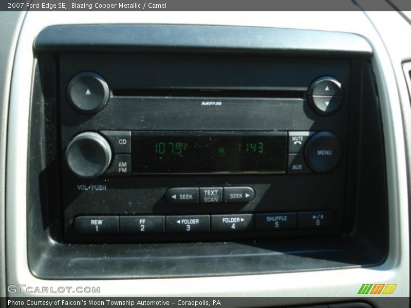Blazing Copper Metallic / Camel 2007 Ford Edge SE
