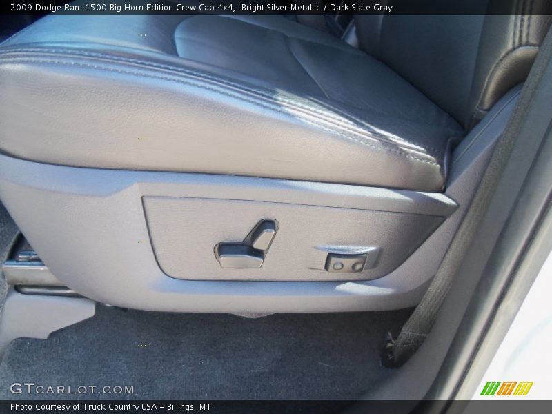Bright Silver Metallic / Dark Slate Gray 2009 Dodge Ram 1500 Big Horn Edition Crew Cab 4x4