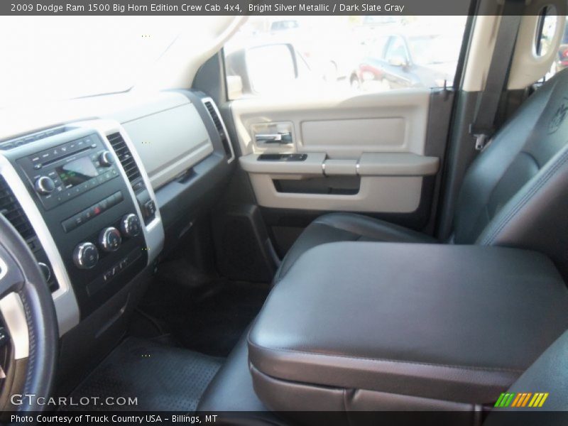 Bright Silver Metallic / Dark Slate Gray 2009 Dodge Ram 1500 Big Horn Edition Crew Cab 4x4