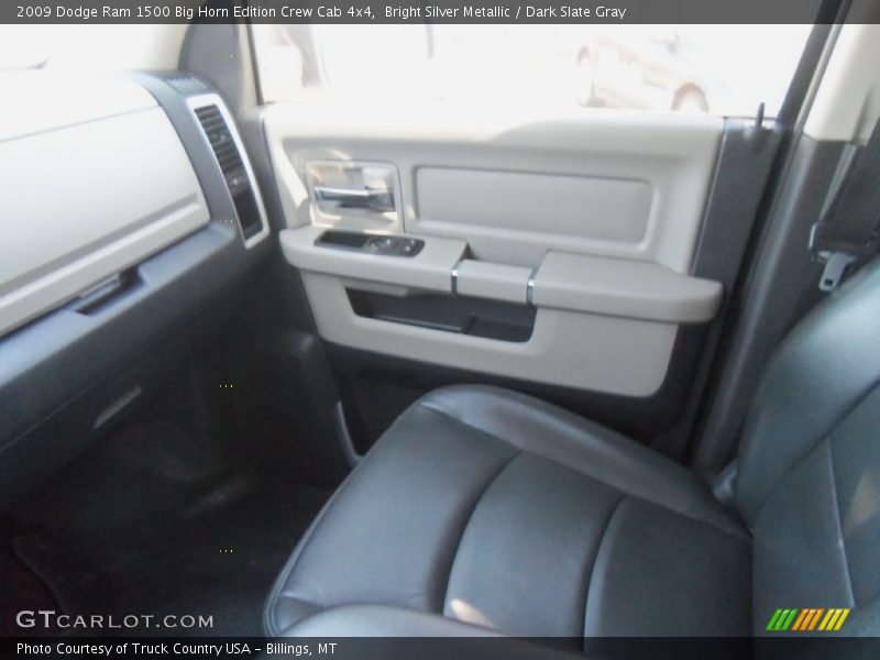 Bright Silver Metallic / Dark Slate Gray 2009 Dodge Ram 1500 Big Horn Edition Crew Cab 4x4