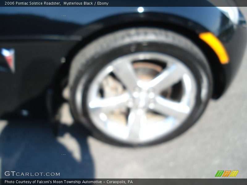 Mysterious Black / Ebony 2006 Pontiac Solstice Roadster