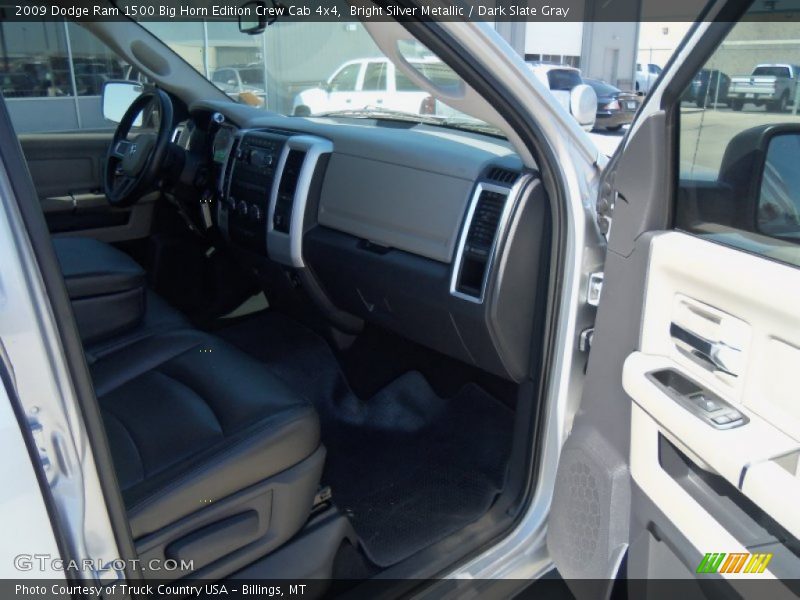 Bright Silver Metallic / Dark Slate Gray 2009 Dodge Ram 1500 Big Horn Edition Crew Cab 4x4
