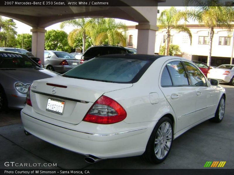 Arctic White / Cashmere 2007 Mercedes-Benz E 350 Sedan