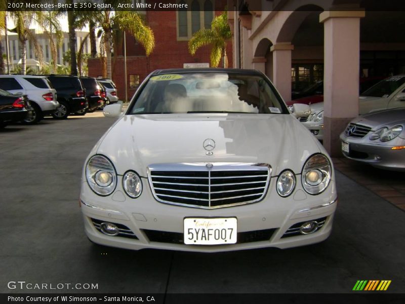 Arctic White / Cashmere 2007 Mercedes-Benz E 350 Sedan