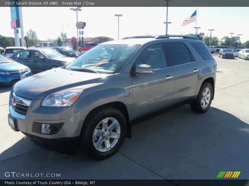 Ocean Mist / Gray 2007 Saturn Outlook XR AWD
