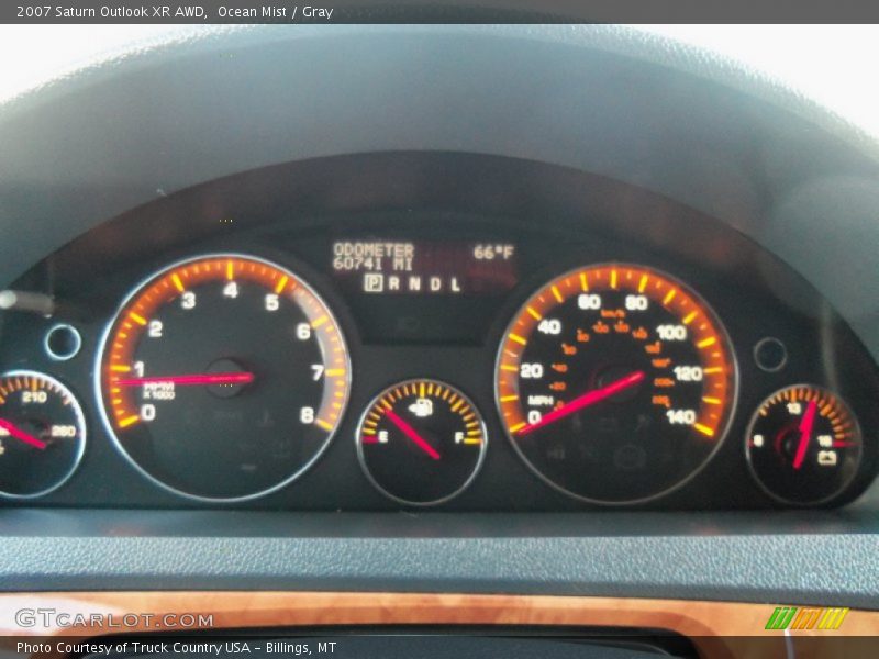 Ocean Mist / Gray 2007 Saturn Outlook XR AWD
