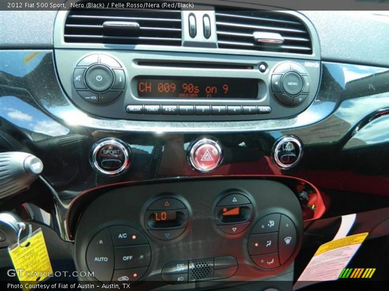 Controls of 2012 500 Sport