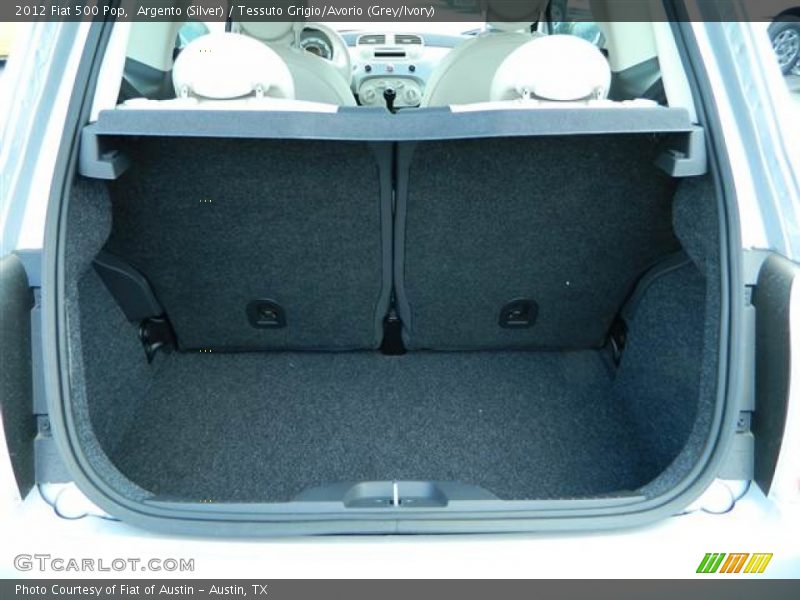 Argento (Silver) / Tessuto Grigio/Avorio (Grey/Ivory) 2012 Fiat 500 Pop