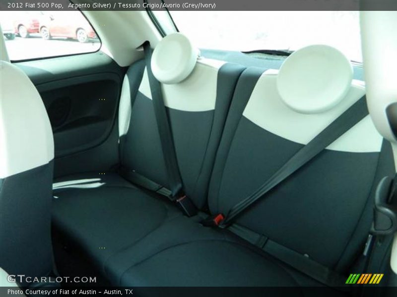 Argento (Silver) / Tessuto Grigio/Avorio (Grey/Ivory) 2012 Fiat 500 Pop
