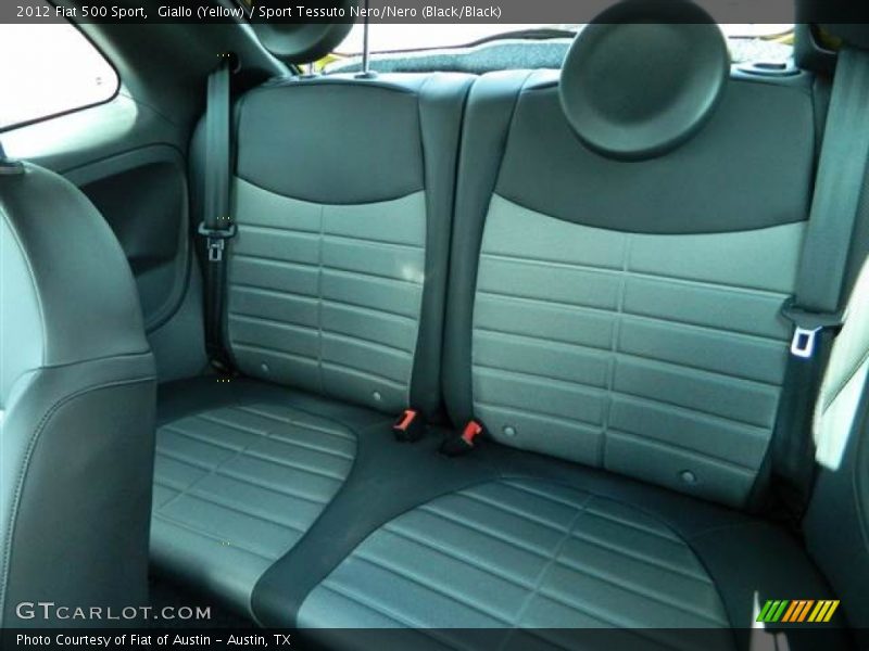 Giallo (Yellow) / Sport Tessuto Nero/Nero (Black/Black) 2012 Fiat 500 Sport