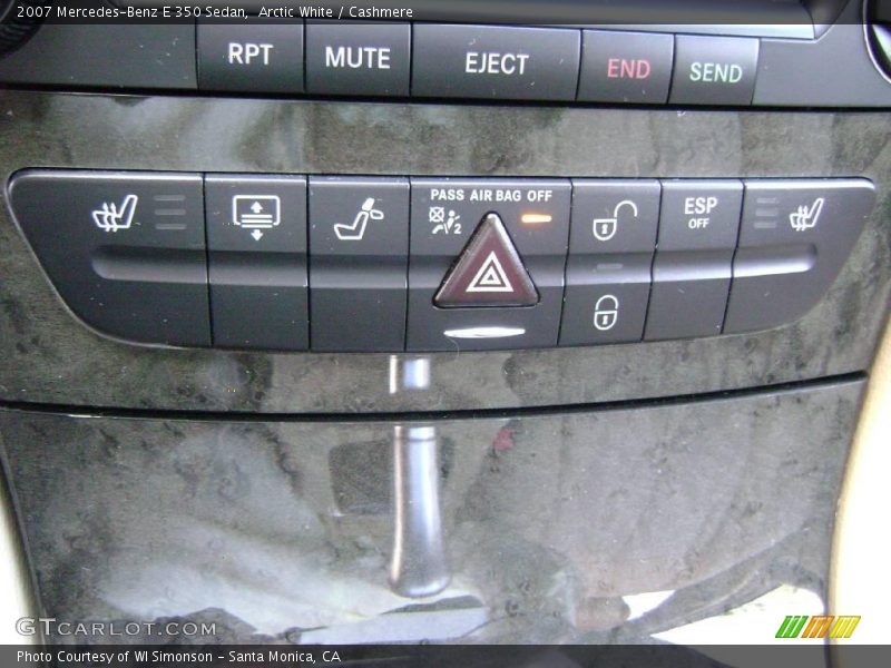 Arctic White / Cashmere 2007 Mercedes-Benz E 350 Sedan