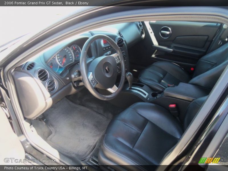  2006 Grand Prix GT Sedan Ebony Interior