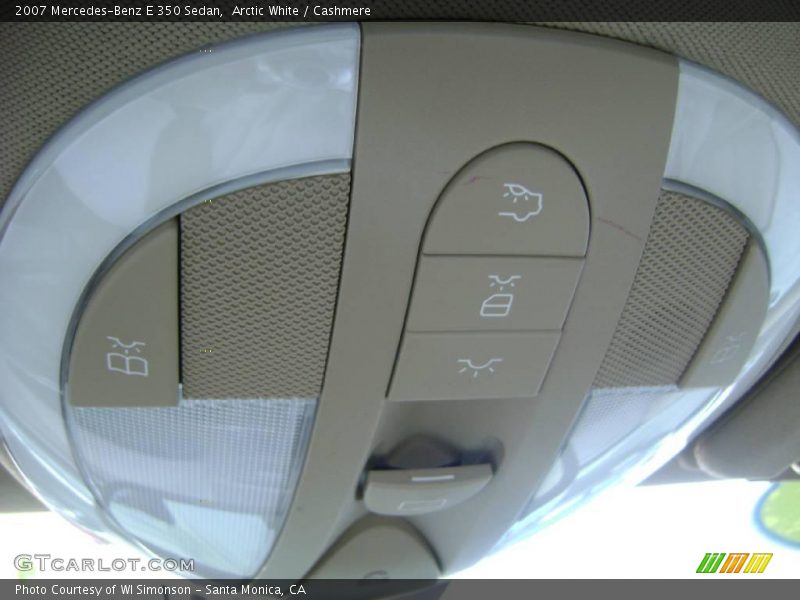 Arctic White / Cashmere 2007 Mercedes-Benz E 350 Sedan