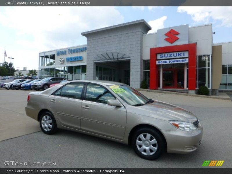 Desert Sand Mica / Taupe 2003 Toyota Camry LE