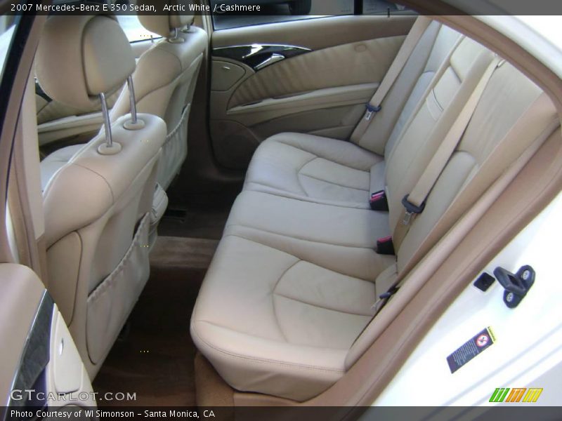 Arctic White / Cashmere 2007 Mercedes-Benz E 350 Sedan
