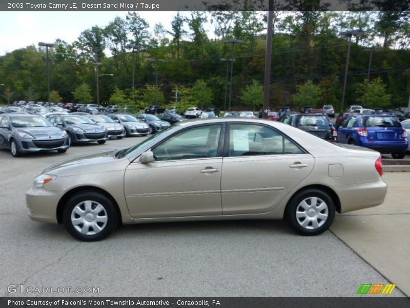 Desert Sand Mica / Taupe 2003 Toyota Camry LE