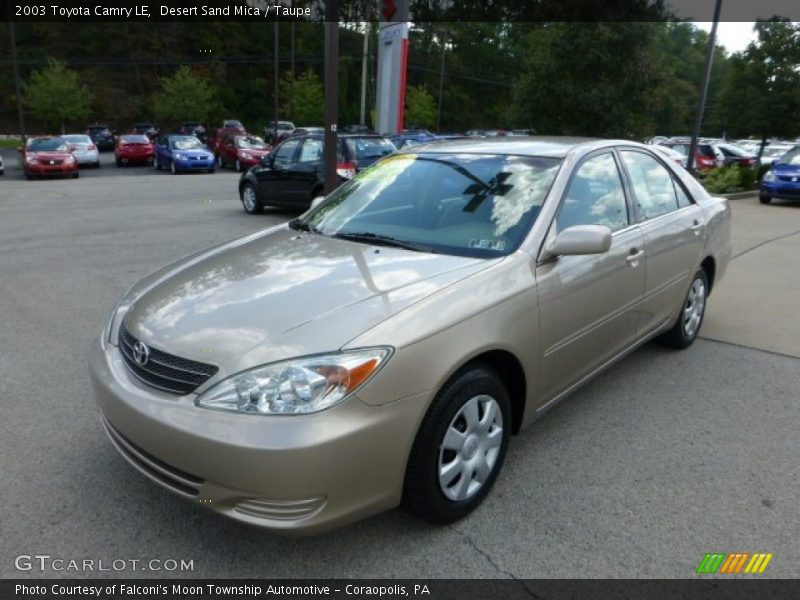 Desert Sand Mica / Taupe 2003 Toyota Camry LE