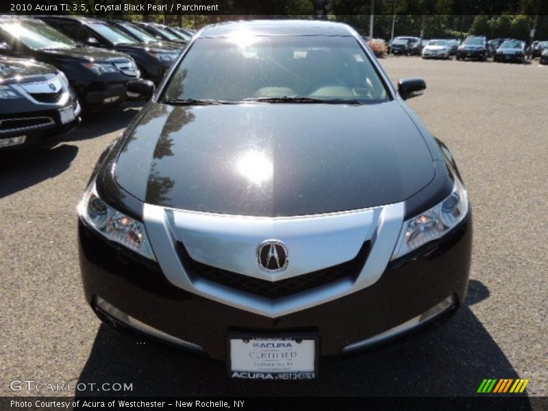 Crystal Black Pearl / Parchment 2010 Acura TL 3.5