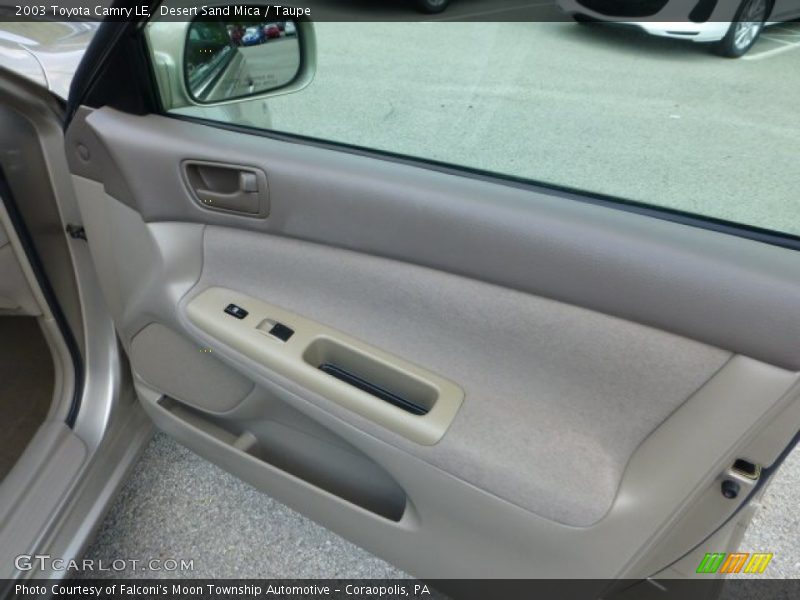 Desert Sand Mica / Taupe 2003 Toyota Camry LE