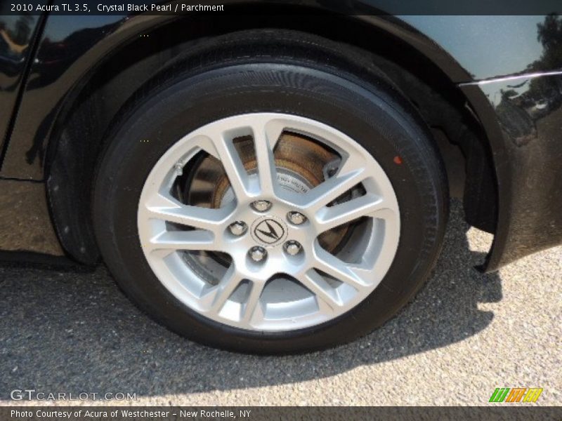 Crystal Black Pearl / Parchment 2010 Acura TL 3.5