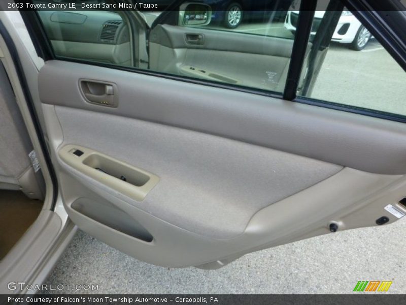 Desert Sand Mica / Taupe 2003 Toyota Camry LE