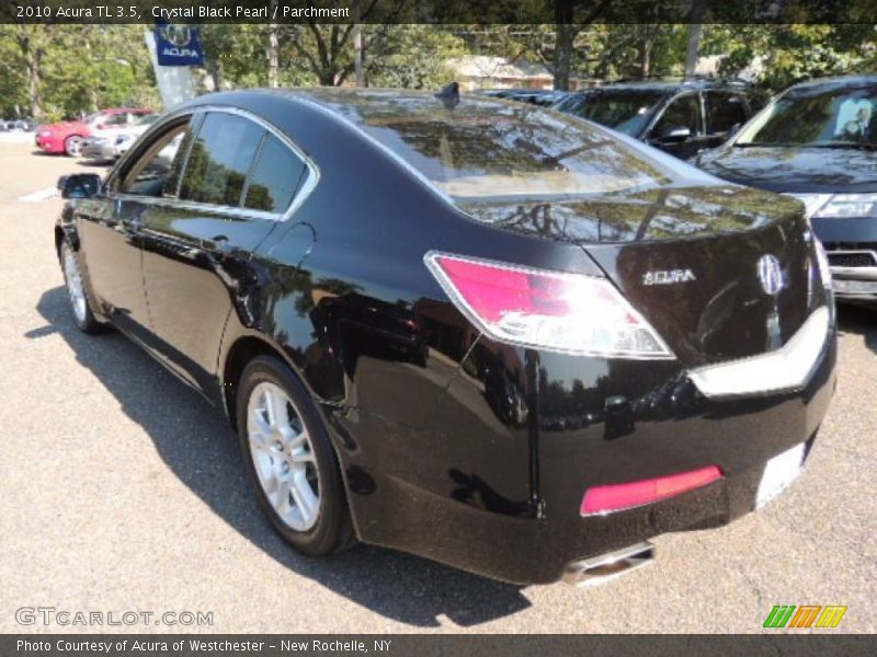 Crystal Black Pearl / Parchment 2010 Acura TL 3.5