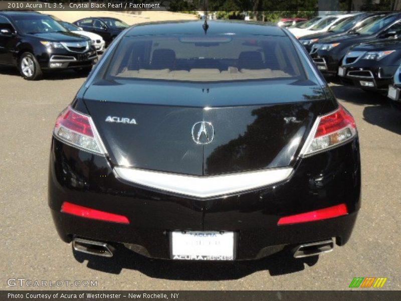Crystal Black Pearl / Parchment 2010 Acura TL 3.5
