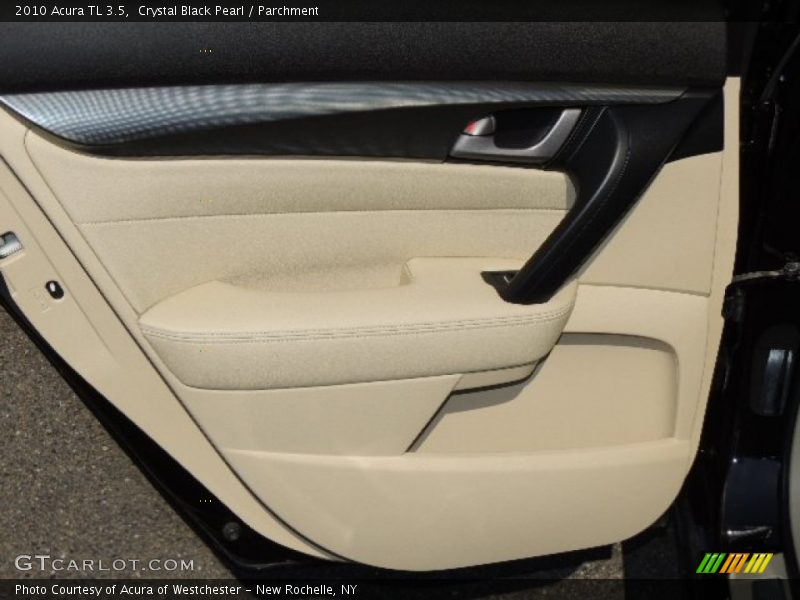 Crystal Black Pearl / Parchment 2010 Acura TL 3.5