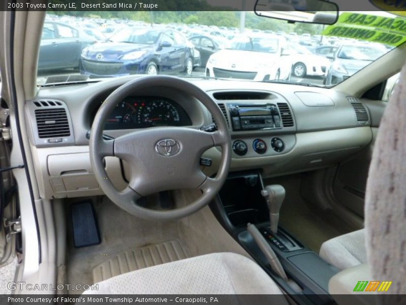 Desert Sand Mica / Taupe 2003 Toyota Camry LE