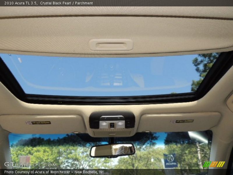 Crystal Black Pearl / Parchment 2010 Acura TL 3.5