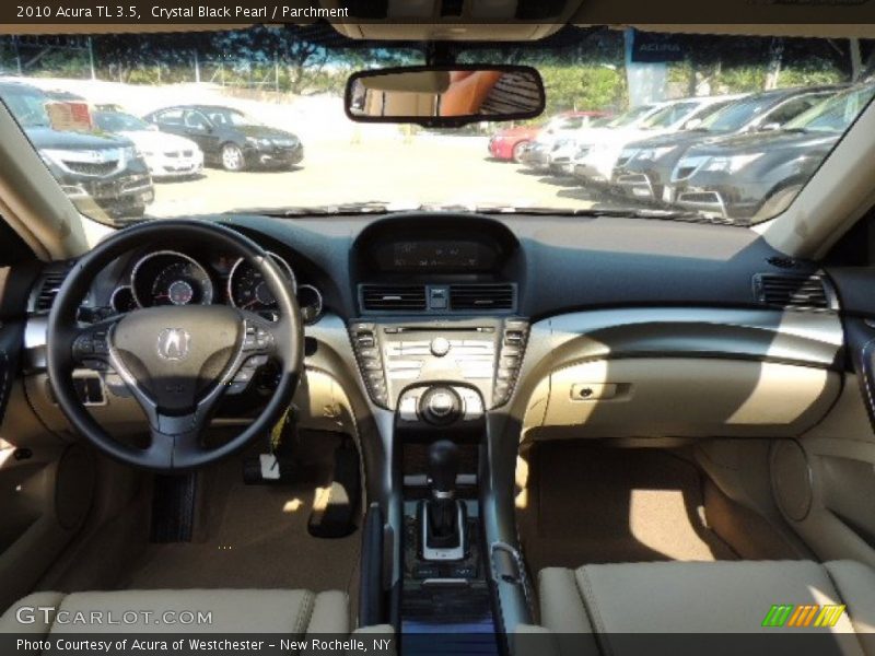 Crystal Black Pearl / Parchment 2010 Acura TL 3.5