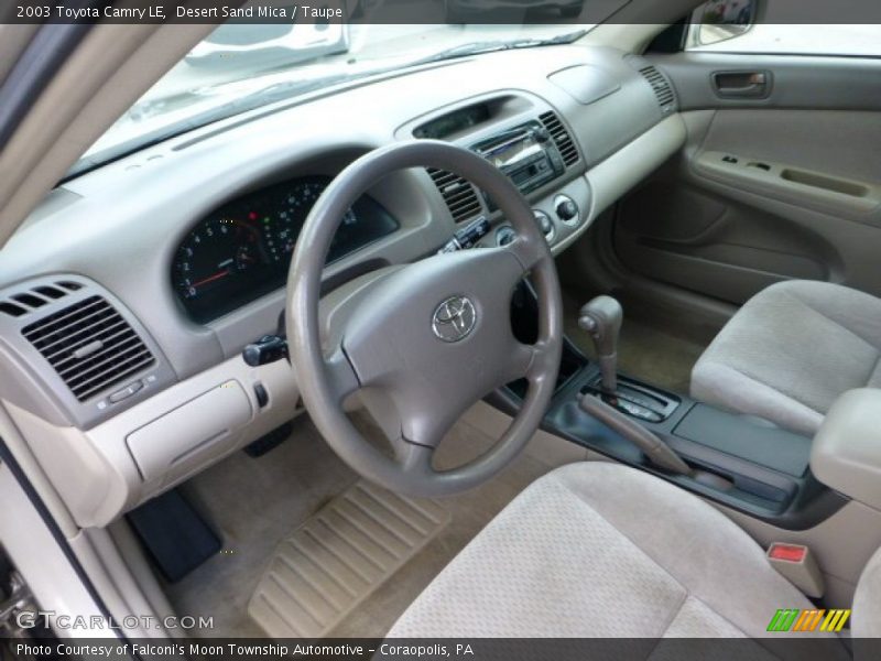 Desert Sand Mica / Taupe 2003 Toyota Camry LE