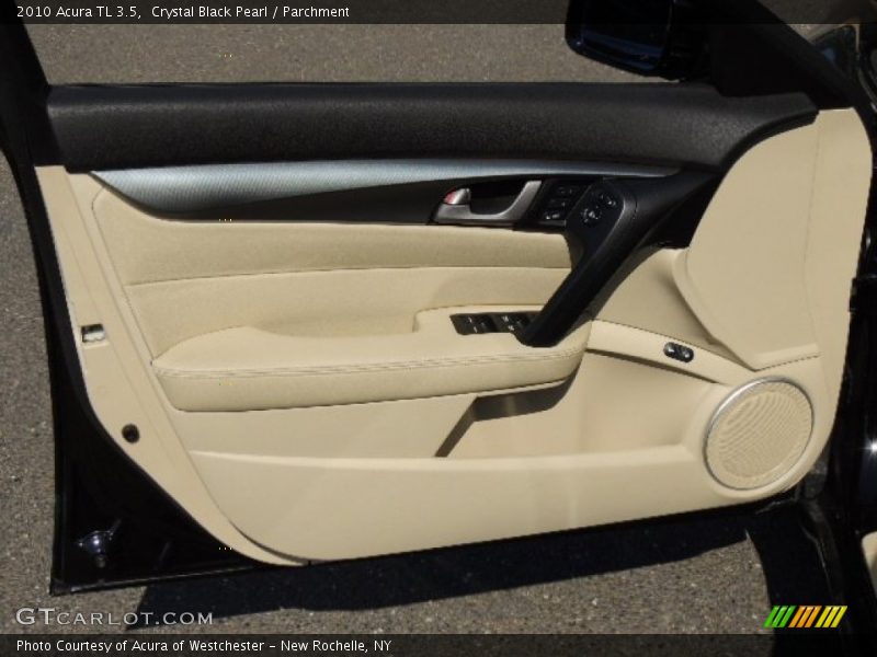 Crystal Black Pearl / Parchment 2010 Acura TL 3.5