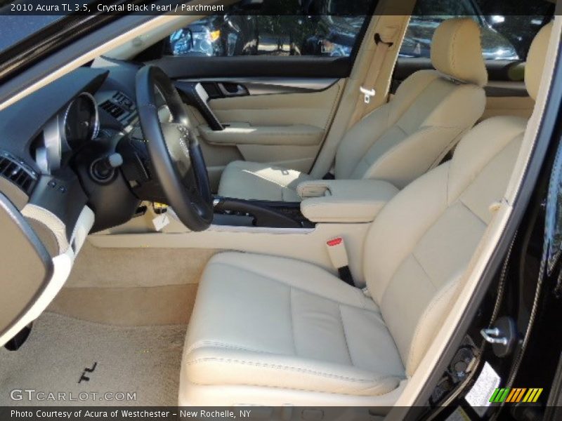 Crystal Black Pearl / Parchment 2010 Acura TL 3.5