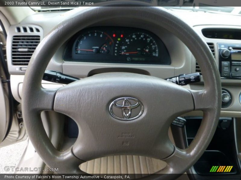 Desert Sand Mica / Taupe 2003 Toyota Camry LE