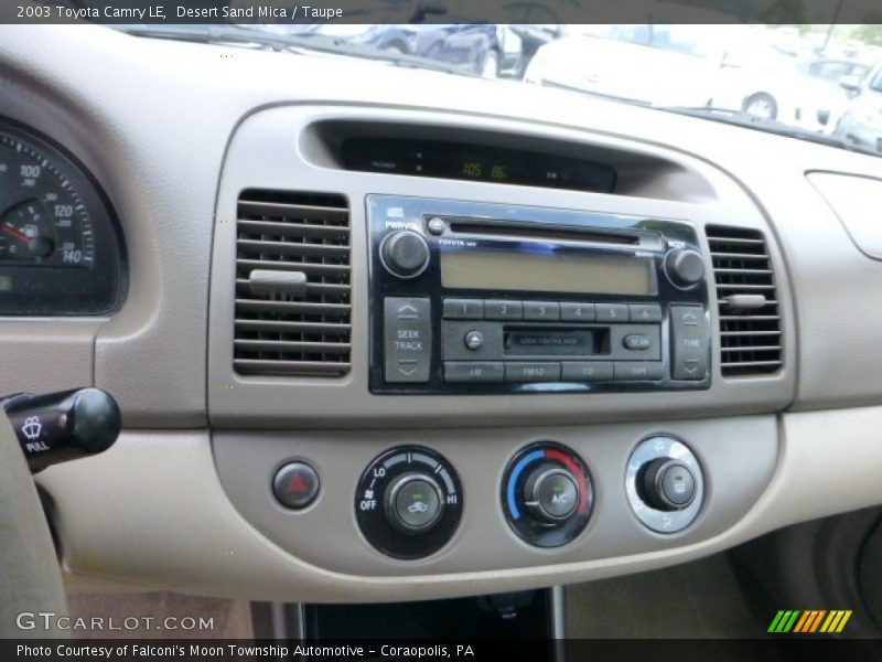 Desert Sand Mica / Taupe 2003 Toyota Camry LE