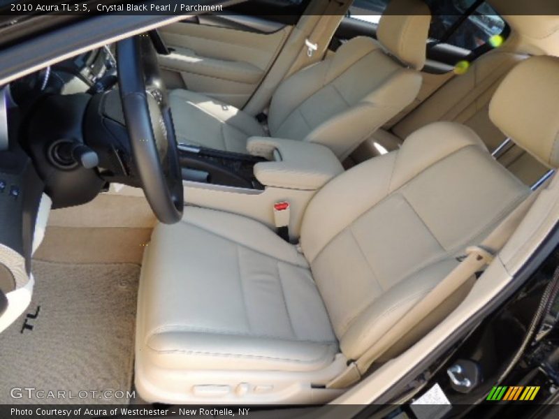 Crystal Black Pearl / Parchment 2010 Acura TL 3.5