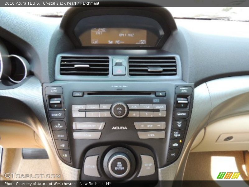Crystal Black Pearl / Parchment 2010 Acura TL 3.5