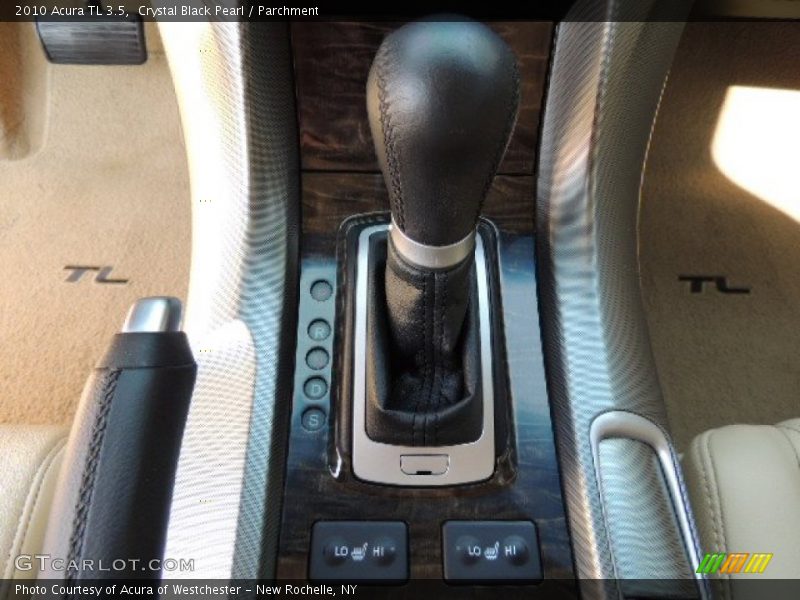 Crystal Black Pearl / Parchment 2010 Acura TL 3.5