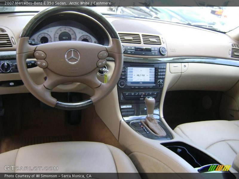 Arctic White / Cashmere 2007 Mercedes-Benz E 350 Sedan