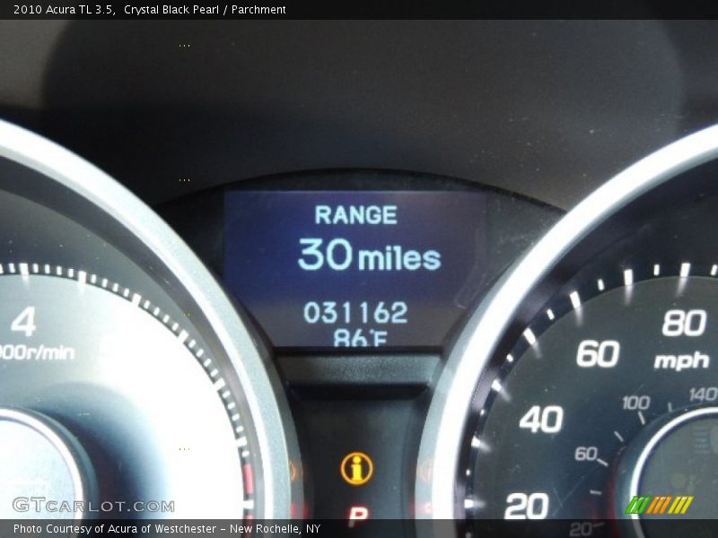 Crystal Black Pearl / Parchment 2010 Acura TL 3.5