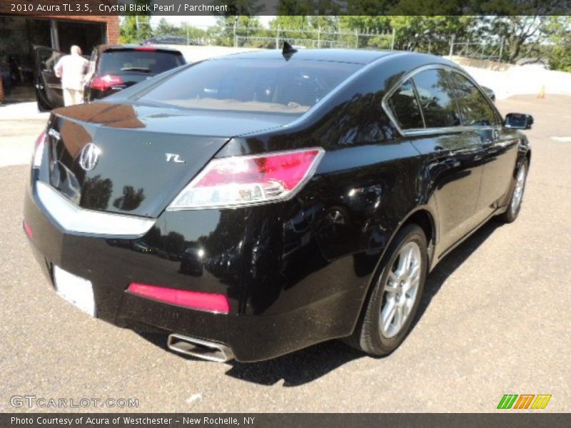 Crystal Black Pearl / Parchment 2010 Acura TL 3.5