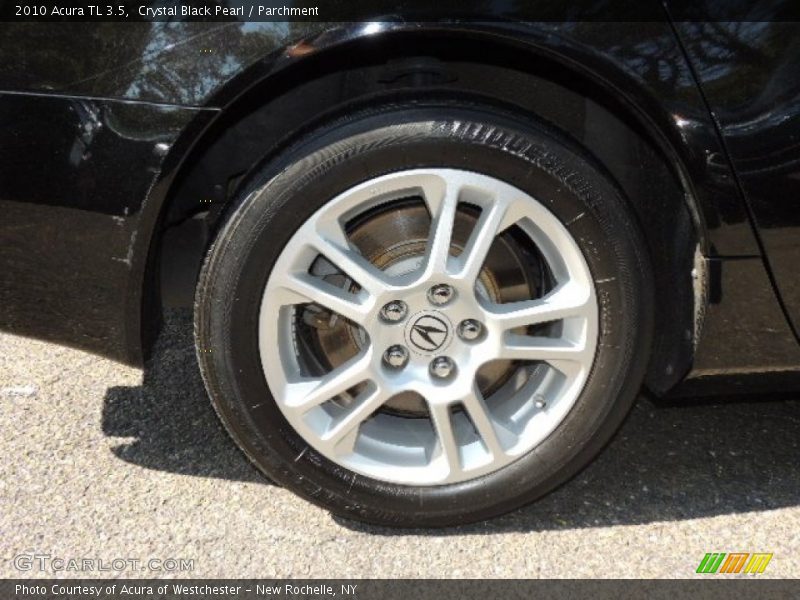 Crystal Black Pearl / Parchment 2010 Acura TL 3.5