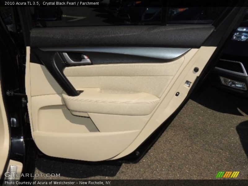 Crystal Black Pearl / Parchment 2010 Acura TL 3.5