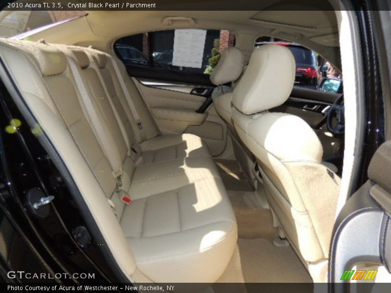 Crystal Black Pearl / Parchment 2010 Acura TL 3.5