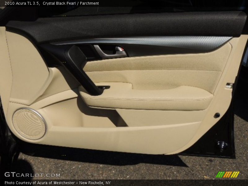 Crystal Black Pearl / Parchment 2010 Acura TL 3.5