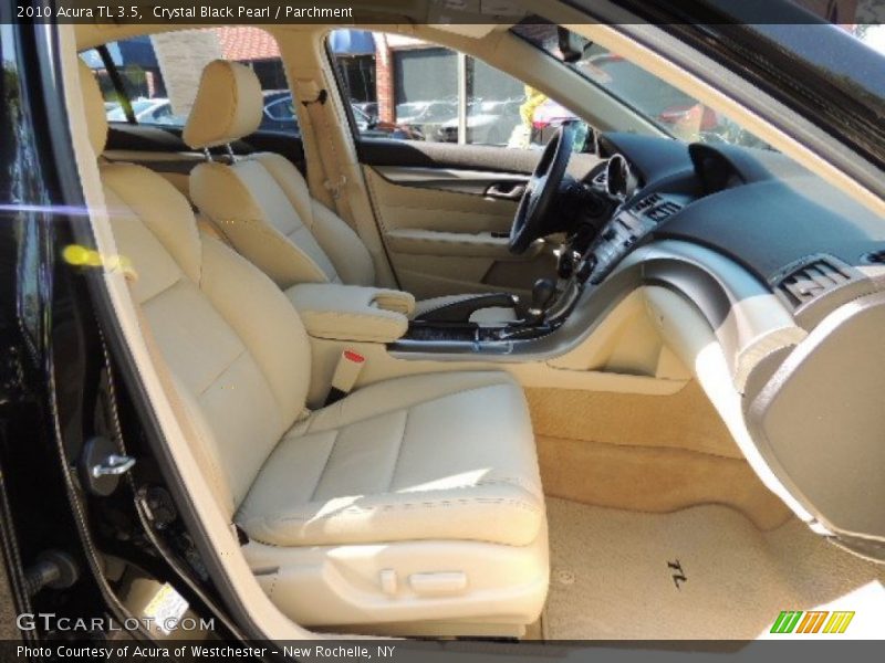 Crystal Black Pearl / Parchment 2010 Acura TL 3.5